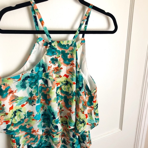 Floral Tiered Tank Top - Picture 4 of 6